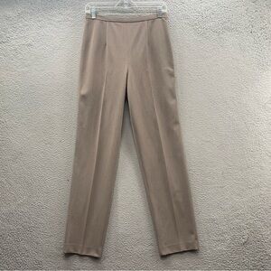 Vintage Ann Taylor Women's 6 Straight Leg Pants Brown High Waist Trousers NWT